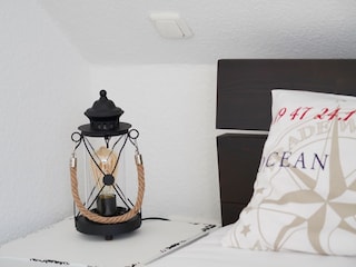 Das zweite Doppelbett Schlafzimmer im Nordsee Huus
