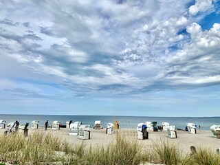Strand mit Strandkörben