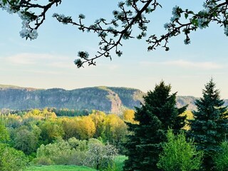 Blick von Lichtenhain in die Berge