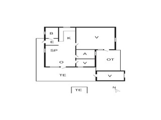 Casa de vacaciones Bork Havn Plano de planta 55