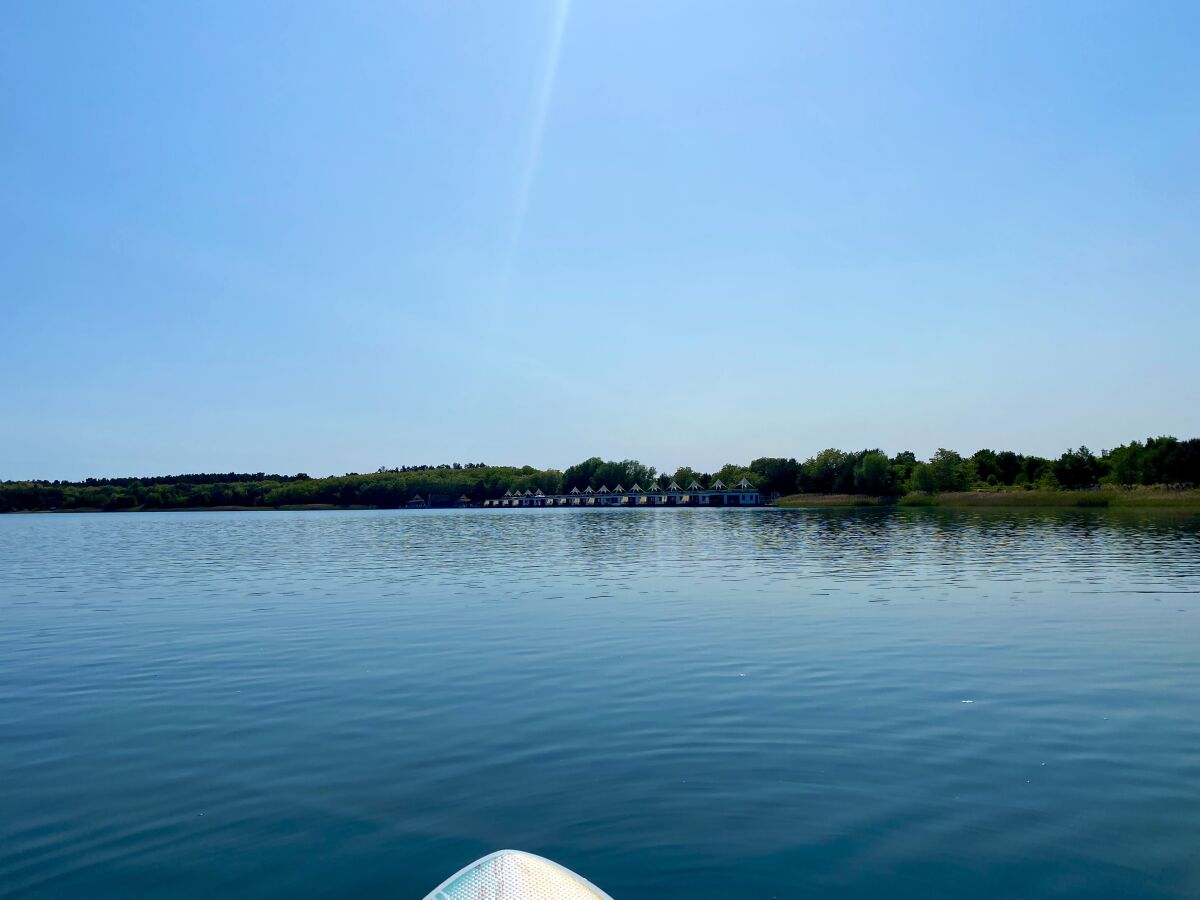 Gräbendorfer See - der Blick auf die Marina Spreewald