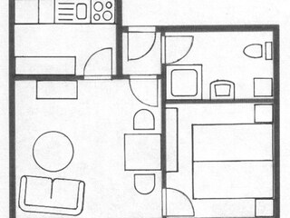 Grundriss der Wohnung