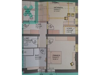 Appartamento per vacanze Rauris Pianta del piano 30