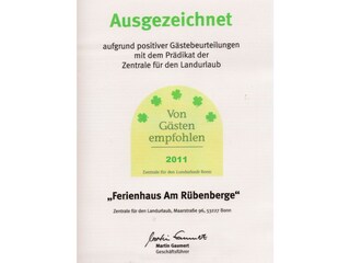 von unseren Gästen empfohlen