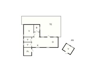 Vakantiehuis Aabenraa Grondplan 4