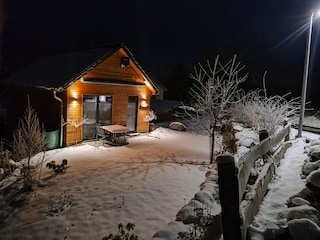 Unser Chalet im Winter