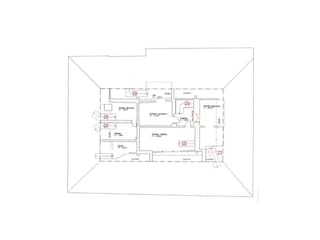 Grundriss Knutzenswarft, 2. Etage