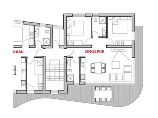 Appartement Sukošan Plan d'étage 23