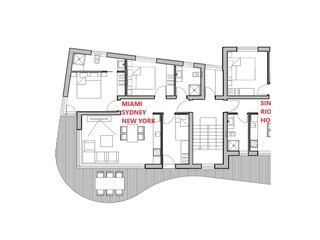 Appartement Sukošan Plan d'étage 24