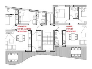 Appartement Sukošan Grondplan 22