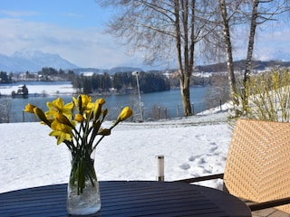 Winterzeit auf unserer Terrasse