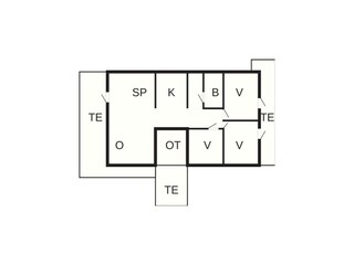 Casa de vacaciones Rindby Plano de planta 4
