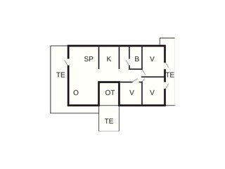 Vakantiehuis Rindby Grondplan 36