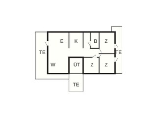 Casa de vacaciones Rindby Plano de planta 3