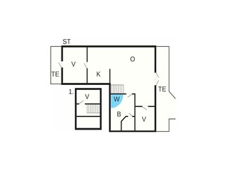 Maison de vacances Bjerregård Plan d'étage 52