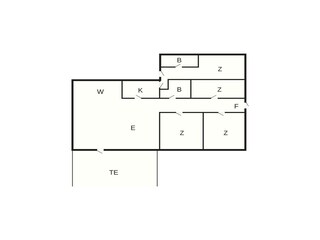 Vakantiehuis Dronningmølle Grondplan 52