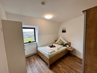 Schlafzimmer mit Einzelbett