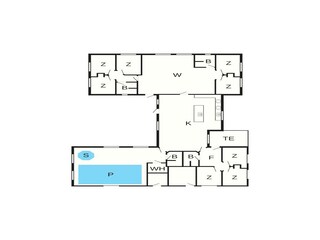 Maison de vacances Nørre Nebel Plan d'étage 42