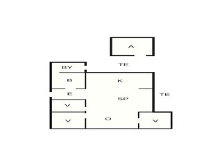 Casa de vacaciones Houstrup Plano de planta 43