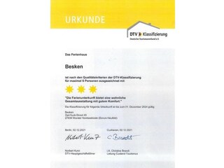 DTV-Urkunde