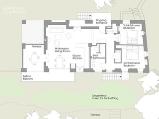 Appartamento per vacanze Monforte d'Alba Pianta del piano 22