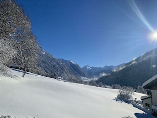 Ferienwohnug Bargehr Marion Blick zur Vallüla