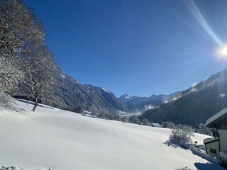 Ferienwohnug Bargehr Marion Blick zur Vallüla
