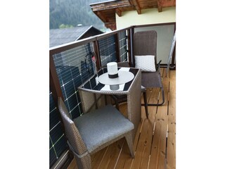 Gemütlicher Balkon Im Apartment Frohe Aussicht