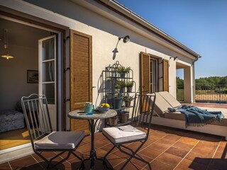 Terrasse im ersten Stock