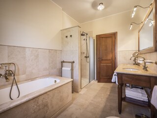 Rote Suite Badezimmer