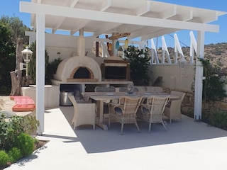 Villa Thea  Außenbereich ,BBQ,Holzofen