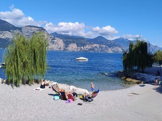 free beach not far from Appartamenti Mary
