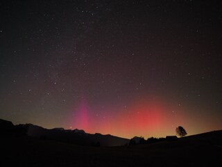 Polarlichter  am 20.01.2026 in Mittenwald