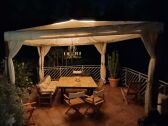 the Terrasse at night