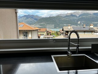 lake view from kitchen window