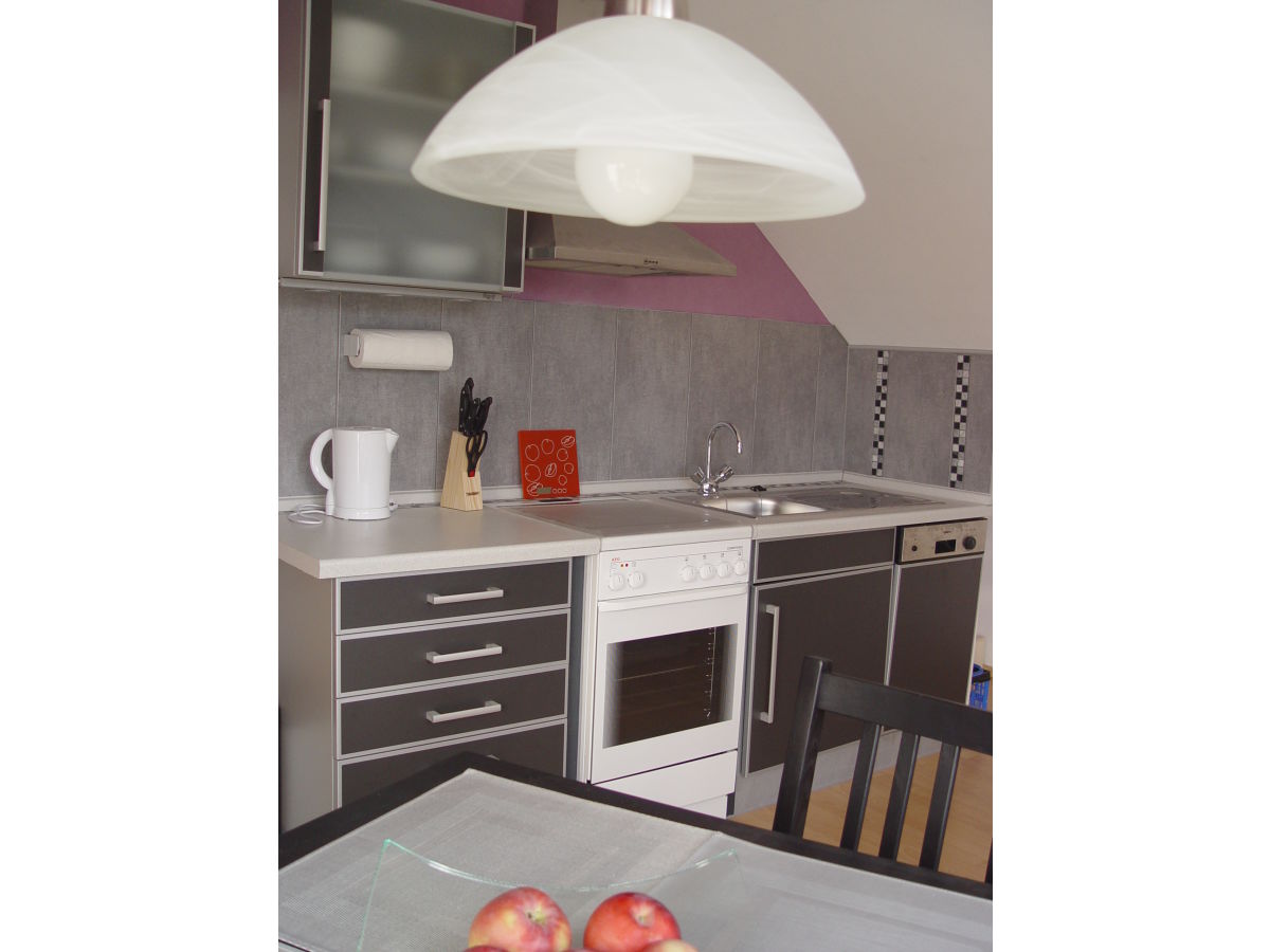 ferienwohnung im ferienhaus feldblick, städte region Küchenzeile Mit Spülmaschine Und Herd ~ ferienwohnung im ferienhaus feldblick, städte region