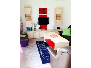 Wohnzimmer neuer Fussboden