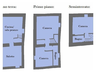 Casa per le vacanze Bucine Pianta del piano 32