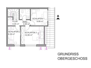 Grundriss Obergeschoss