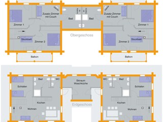 Vakantiehuis Fusch Grondplan 25