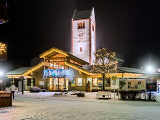 Winter im Ort Fusch