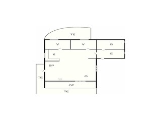Casa de vacaciones Øster Grønning Plano de planta 12