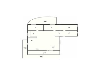 Vakantiehuis Øster Grønning Grondplan 35
