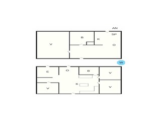 Casa de vacaciones Vig Plano de planta 35