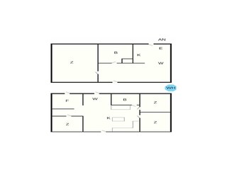 Vakantiehuis Vig Grondplan 36
