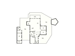 Vakantiehuis Sjølund Grondplan 31