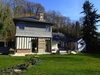 Vakantiehuis Saint Martin aux Buneaux Buitenaudio-opname 6