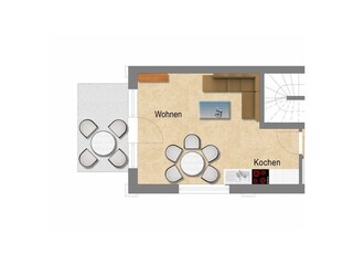 Appartamento per vacanze Wangerooge Pianta del piano 33