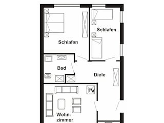 Ferienhaus Norddeich Grundriss 23