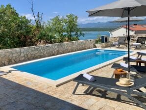 Appartement de vacances GIA avec piscine chauffée et vue sur la mer - Klimno - image1